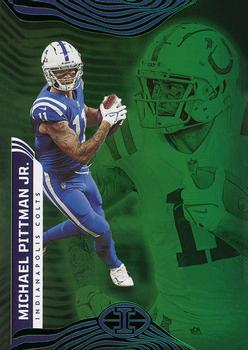 2022 Panini Illusions - Trophy Collection Emerald #40 Michael Pittman Jr. Front