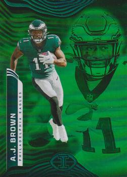 2022 Panini Illusions - Trophy Collection Emerald #81 A.J. Brown Front