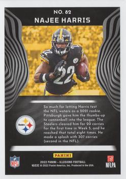 2022 Panini Illusions - Trophy Collection Emerald #82 Najee Harris Back