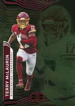 2022 Panini Illusions - Trophy Collection Emerald #100 Terry McLaurin Front