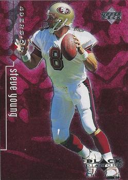1998 Upper Deck Black Diamond Rookie Edition - Double #76 Steve Young Front