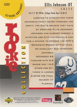 1995 Collector's Choice Update #U23 Ellis Johnson Back