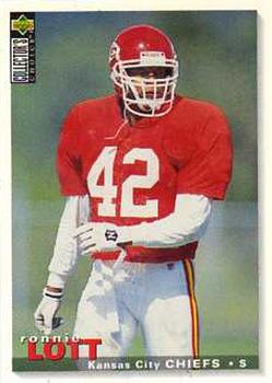 1995 Collector's Choice Update #U206 Ronnie Lott Front