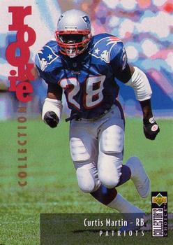 1995 Collector's Choice Update #U38 Curtis Martin Front