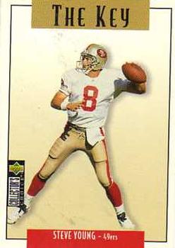 1995 Collector's Choice Update #U65 Steve Young Front