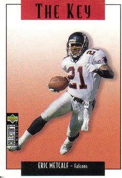 1995 Collector's Choice Update #U86 Eric Metcalf Front
