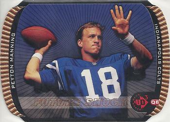 1998 Upper Deck UD3 - Die Cuts #1 Peyton Manning Front