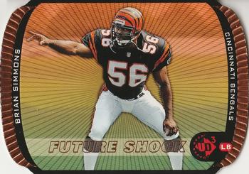 1998 Upper Deck UD3 - Die Cuts #15 Brian Simmons Front