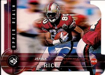 1998 Upper Deck UD3 - Die Cuts #80 Jerry Rice Front