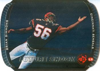 1998 Upper Deck UD3 - Die Cuts #105 Brian Simmons Front