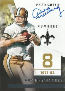 2022 Panini Illusions - Franchise Numbers #FN-AM Archie Manning Front