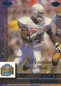 1999 Collector's Edge Advantage - Millennium Collection Blue #186 Ricky Williams Front