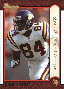 1999 Bowman - Gold #90 Randy Moss Front