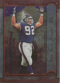 1999 Bowman - Interstate #5 Michael Strahan Front