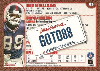 1999 Bowman - Interstate #85 Ike Hilliard Back
