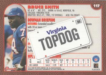 1999 Bowman - Interstate #117 Bruce Smith Back