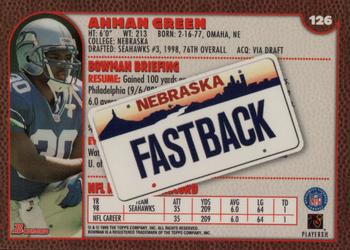 1999 Bowman - Interstate #126 Ahman Green Back