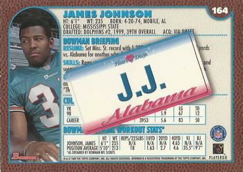 1999 Bowman - Interstate #164 James Johnson Back