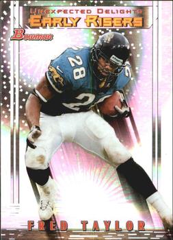 1999 Bowman - Late Bloomers/Early Risers #U1 Fred Taylor Front