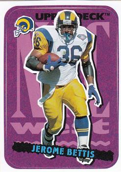 1995 Collector's Choice Update - Stick-Ums #3 Jerome Bettis Front