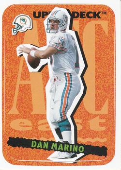 1995 Collector's Choice Update - Stick-Ums #18 Dan Marino Front