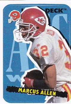 1995 Collector's Choice Update - Stick-Ums #27 Marcus Allen Front