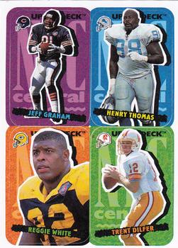 1995 Collector's Choice Update - Stick-Ums #42 Jeff Graham / Henry Thomas / Reggie White / Trent Dilfer Front