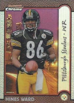1999 Bowman Chrome - Interstate Refractors #86 Hines Ward Front