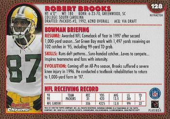 1999 Bowman Chrome - Refractors #128 Robert Brooks Back
