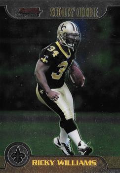 1999 Bowman Chrome - Scout's Choice #SC18 Ricky Williams Front
