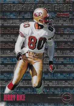 1999 Bowman Chrome - Stock in the Game #S18 Jerry Rice Front