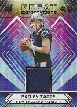 2022 Panini Illusions - Great Expectations #GE-BZ Bailey Zappe Front