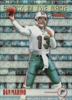 1999 Bowman Chrome - Stock in the Game Refractors #S13 Dan Marino Front