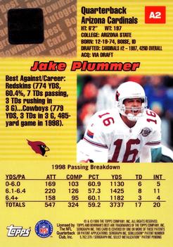 1999 Bowman's Best - Autographs #A2 Jake Plummer Back