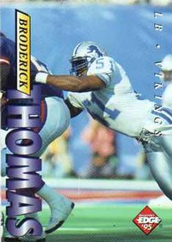1995 Collector's Edge #128 Broderick Thomas Front