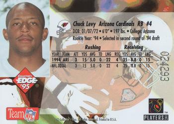 1995 Collector's Edge #5 Chuck Levy Back