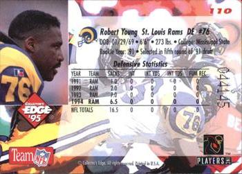 1995 Collector's Edge #110 Robert Young Back
