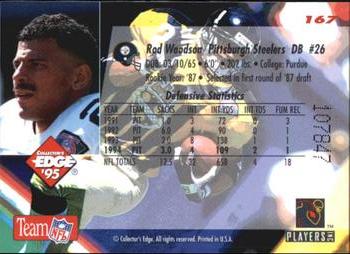 1995 Collector's Edge #167 Rod Woodson Back