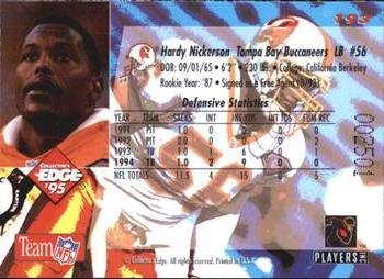 1995 Collector's Edge #193 Hardy Nickerson Back