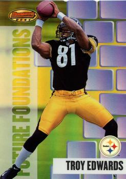 1999 Bowman's Best - Future Foundations #FF4 Troy Edwards Front