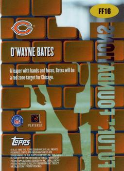 1999 Bowman's Best - Future Foundations #FF16 D'Wayne Bates Back