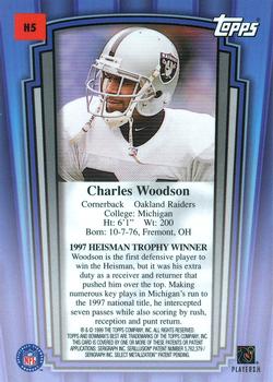 1999 Bowman's Best - Honor Roll #H5 Charles Woodson Back