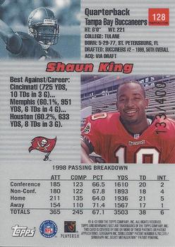 1999 Bowman's Best - Refractors #128 Shaun King Back