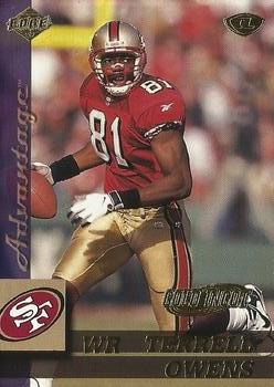 1999 Collector's Edge Advantage - Gold Ingot #130 Terrell Owens Front