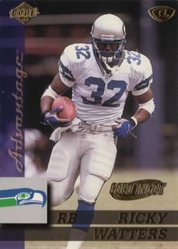 1999 Collector's Edge Advantage - Gold Ingot #137 Ricky Watters Front