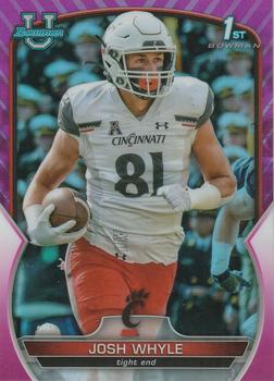 2022 Bowman University Chrome - Pink Refractor #89 Josh Whyle Front