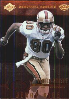 1999 Collector's Edge Advantage - Memorable Moments #MM9 Jerry Rice Front