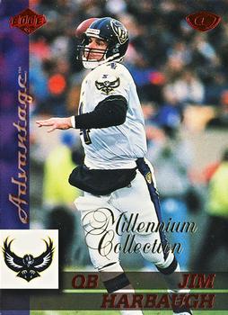 1999 Collector's Edge Advantage - Millennium Collection Red #12 Jim Harbaugh Front