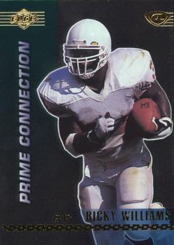 1999 Collector's Edge Advantage - Prime Connection #PC1 Ricky Williams Front