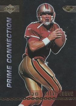 1999 Collector's Edge Advantage - Prime Connection #PC14 Steve Young Front